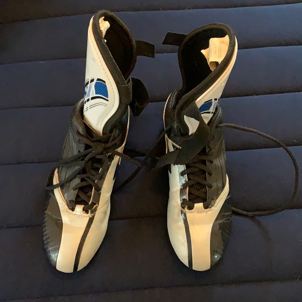 Boys Starter Cleats and shin guards